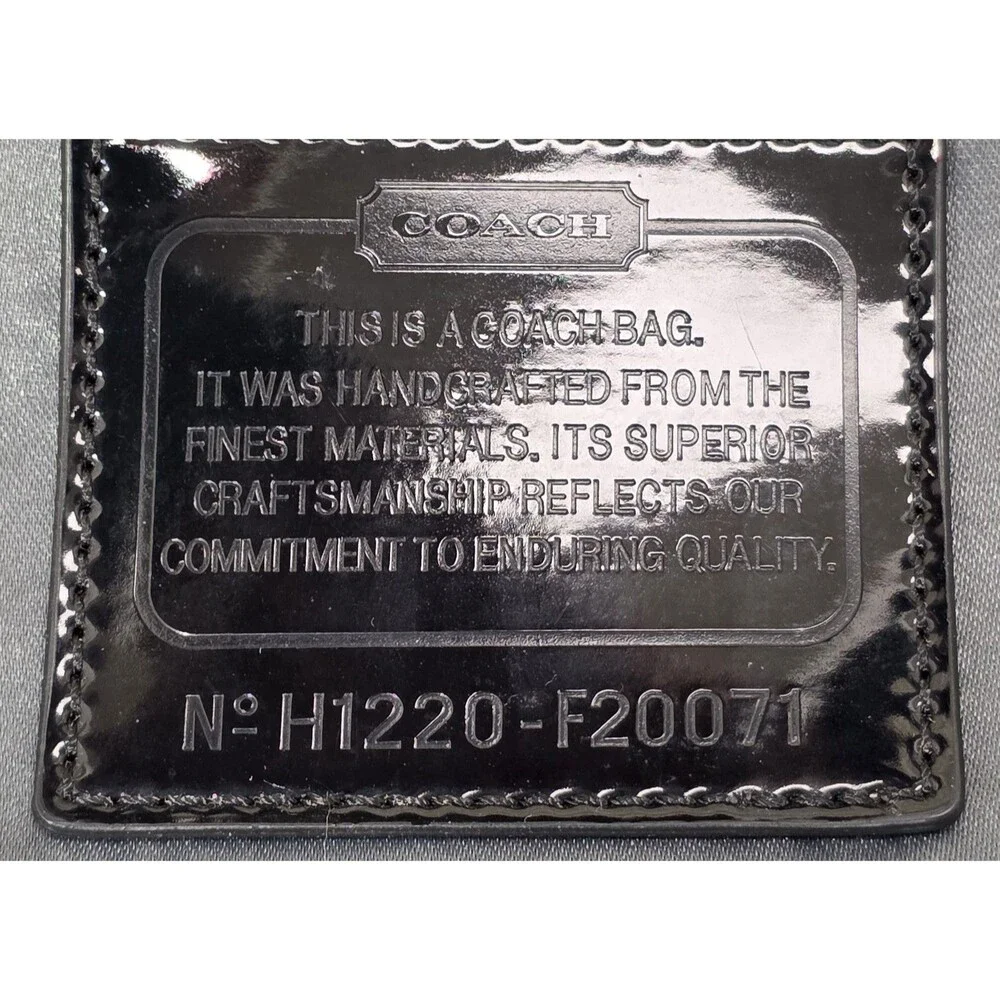 Coach Y2K Poppy Daisy Ocelot Glam Tote Purple Leopard Print Glitter Indie Sleaze - Picture 4 of 16